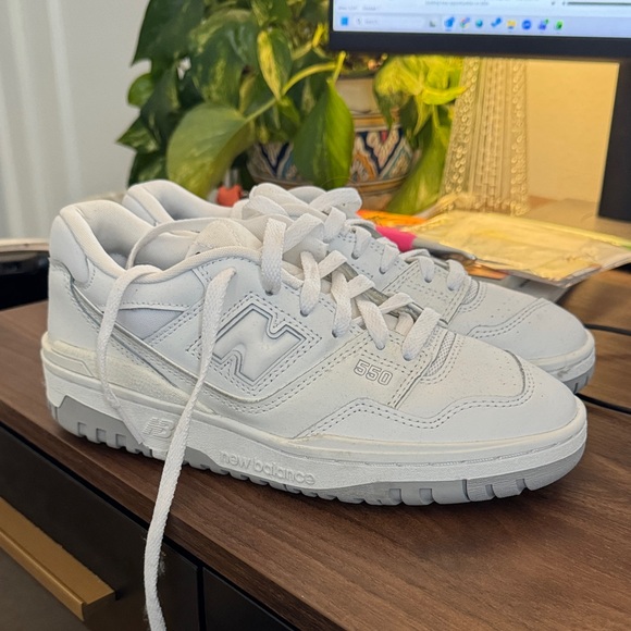 New Balance Shoes - New Balance 550 Light Gray Sneakers